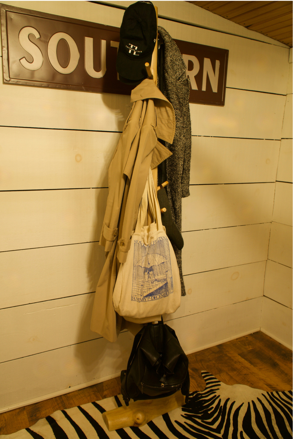 The Toccoa Coat Rack Series - Barked