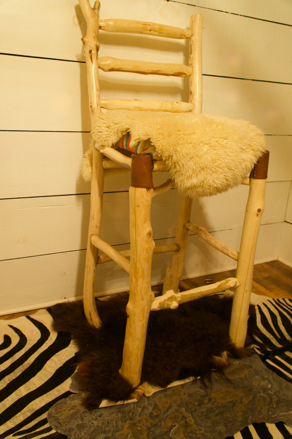 North Georgia Pine Lodge Stool