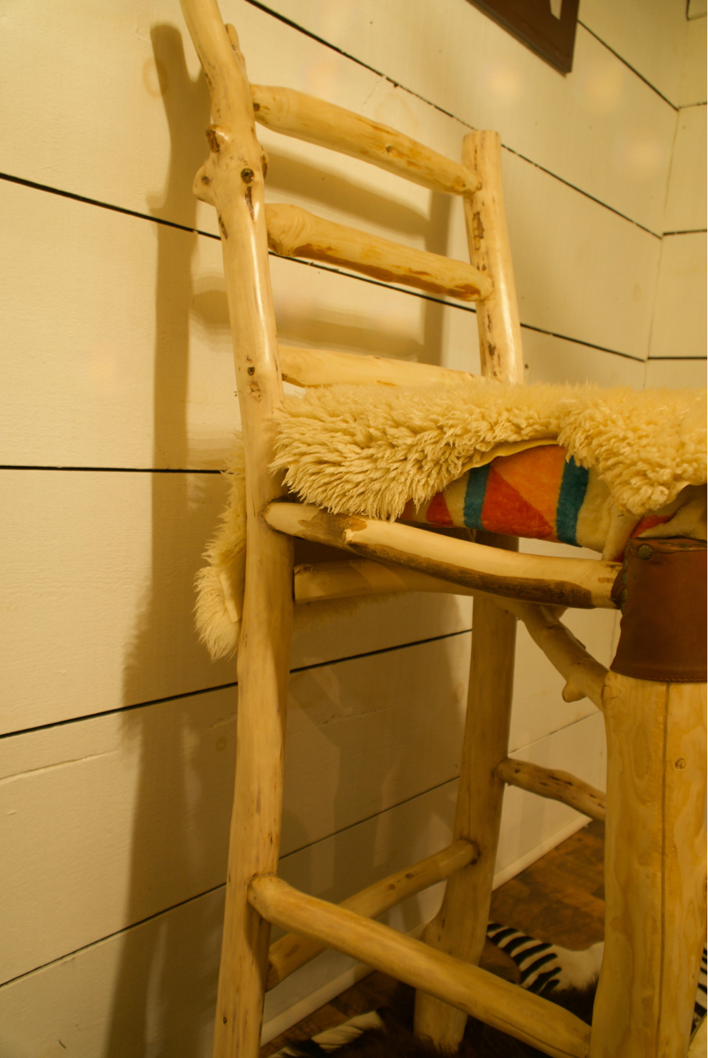 North Georgia Pine Lodge Stool