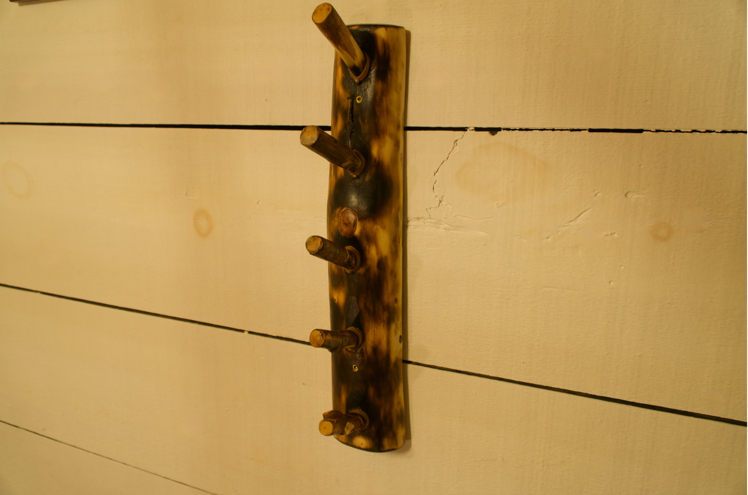 Ember Pine Wall Rack