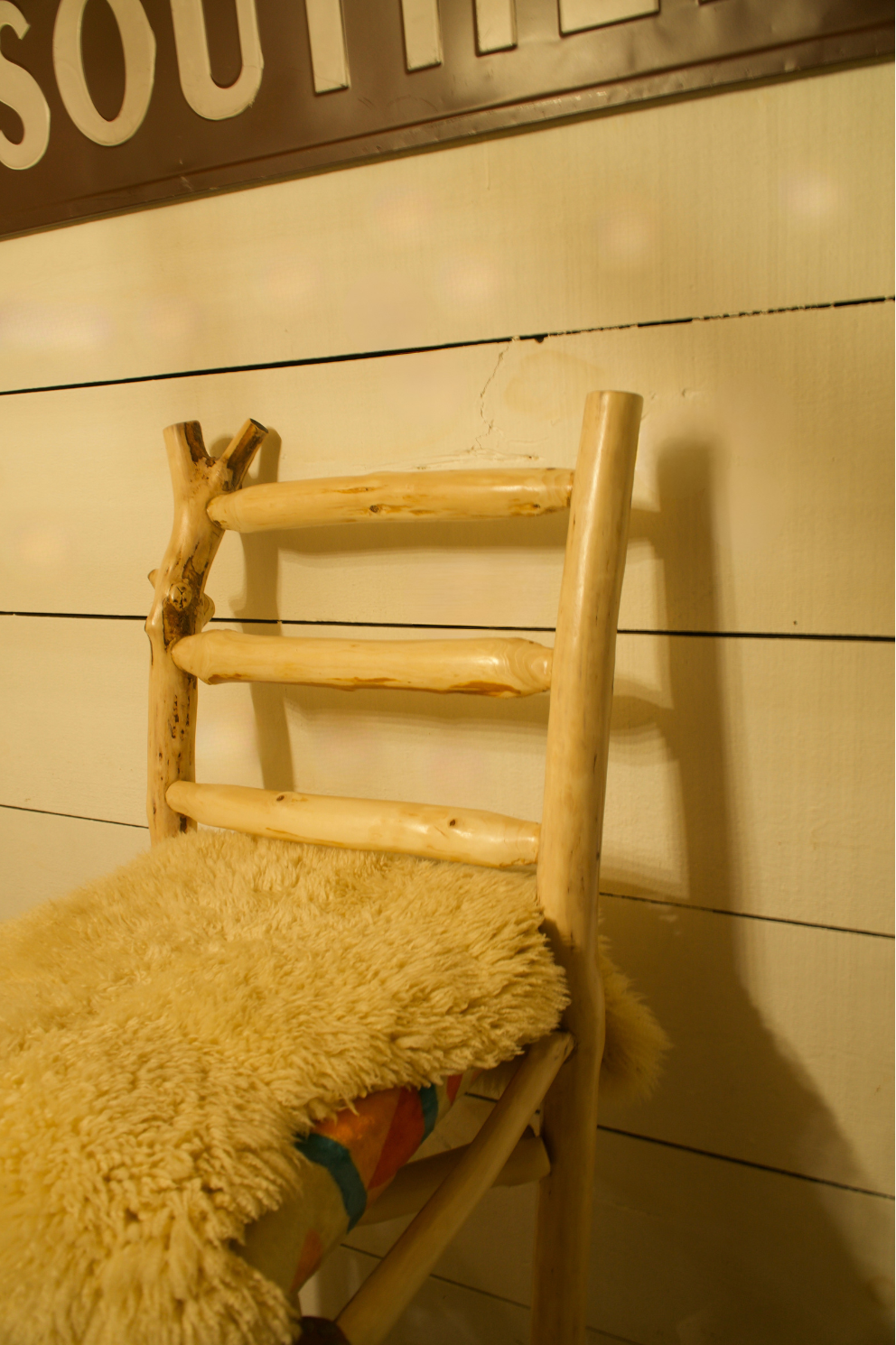 North Georgia Pine Lodge Stool