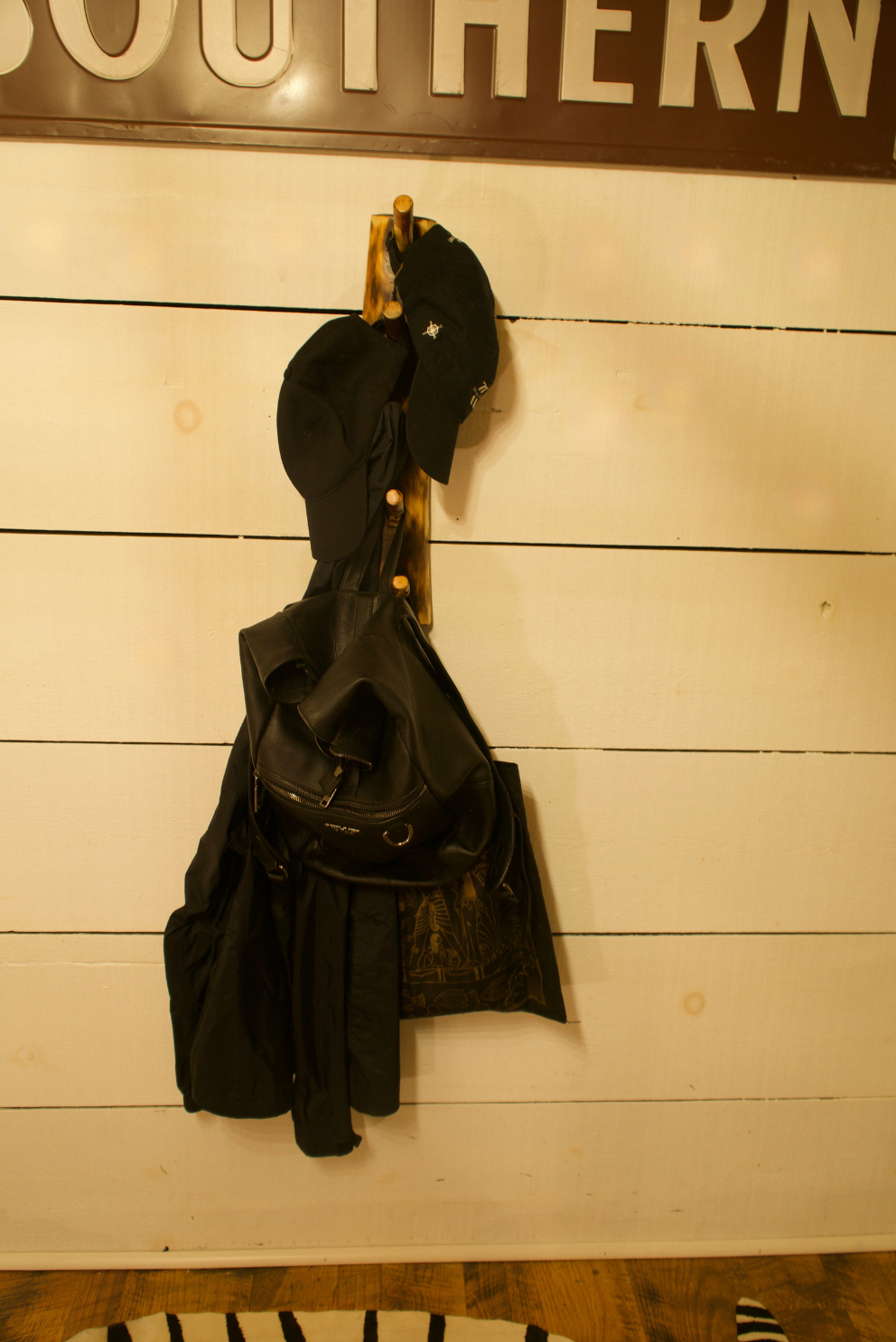 Ember Pine Wall Rack