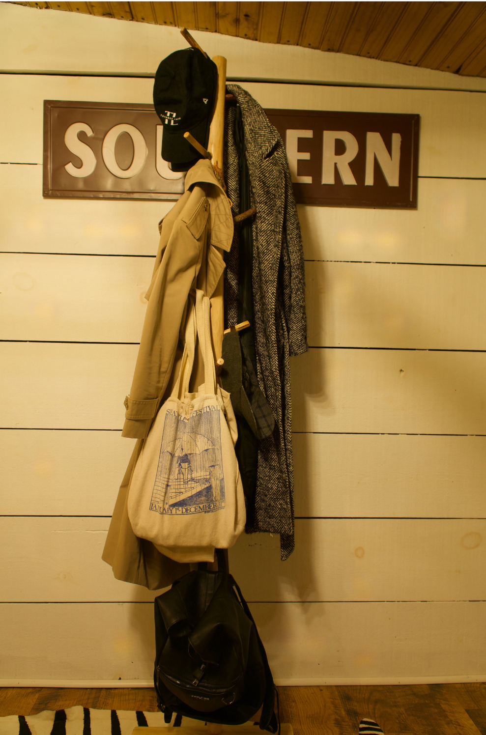 The Toccoa Coat Rack Series - Barked