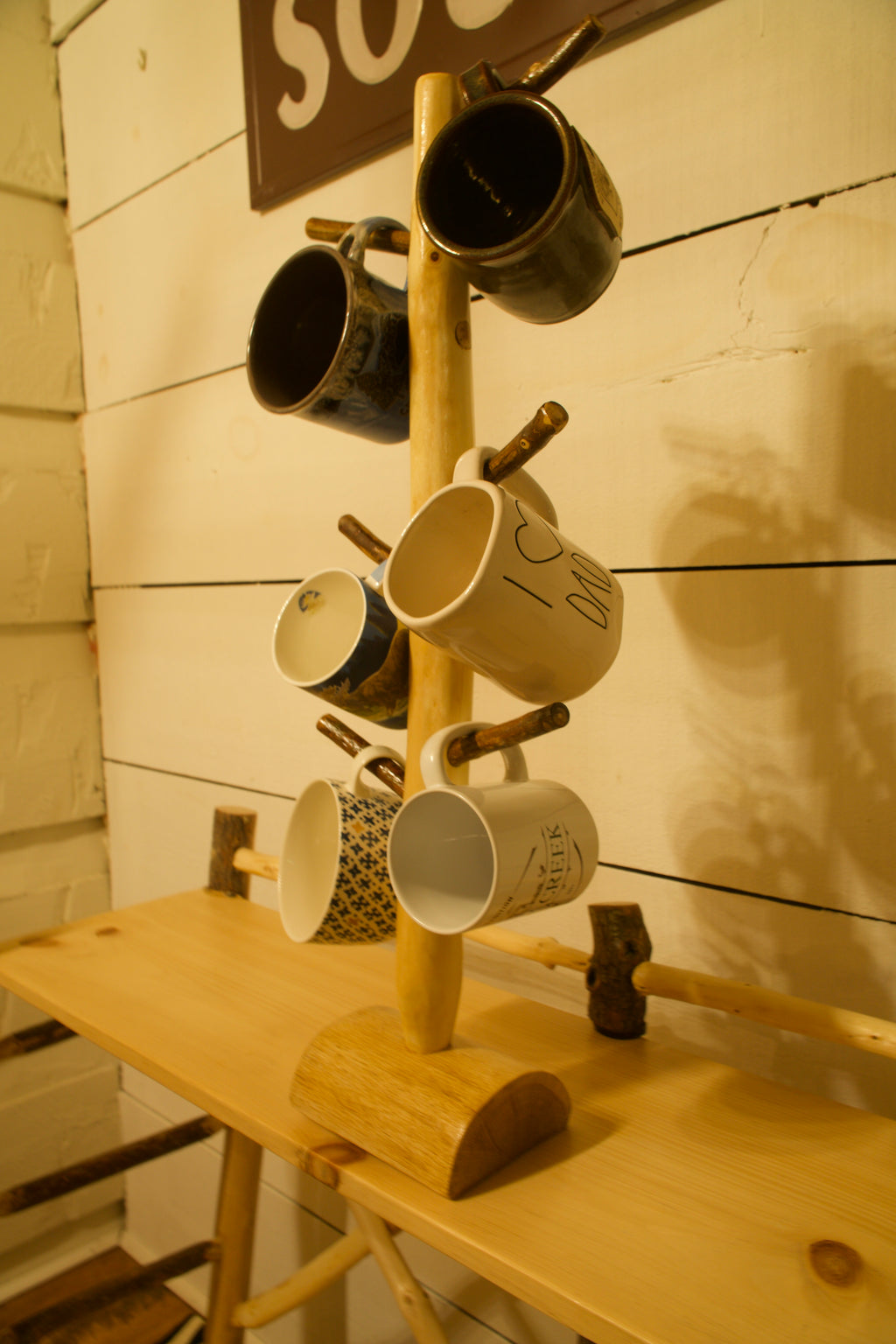 Rocky Mountain Coffee Mug Rack