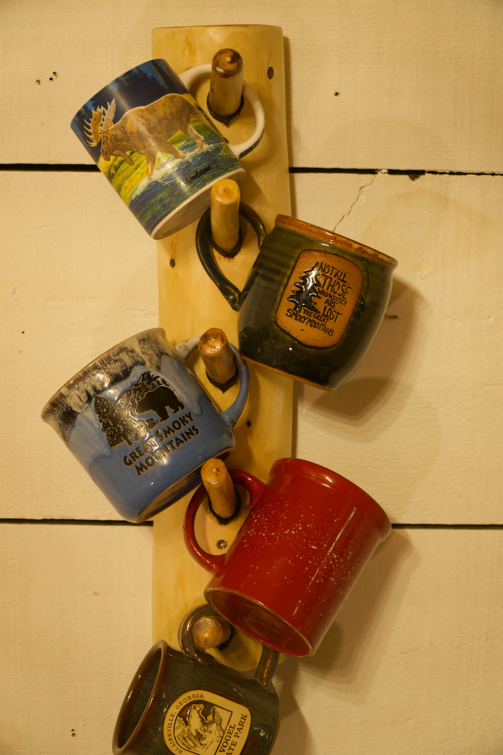 Bald Mountain Pine Wall Rack