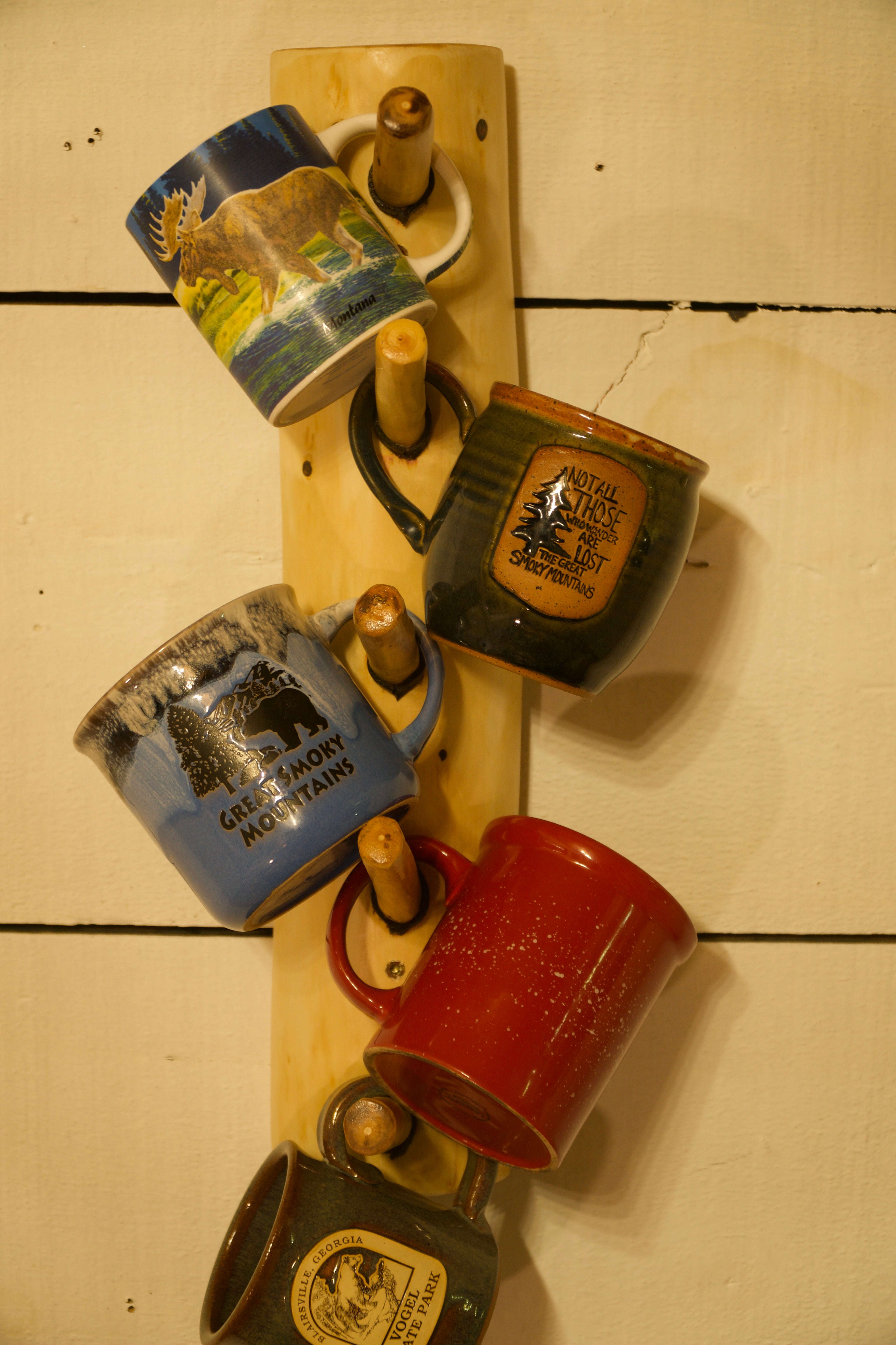 Bald Mountain Pine Wall Rack