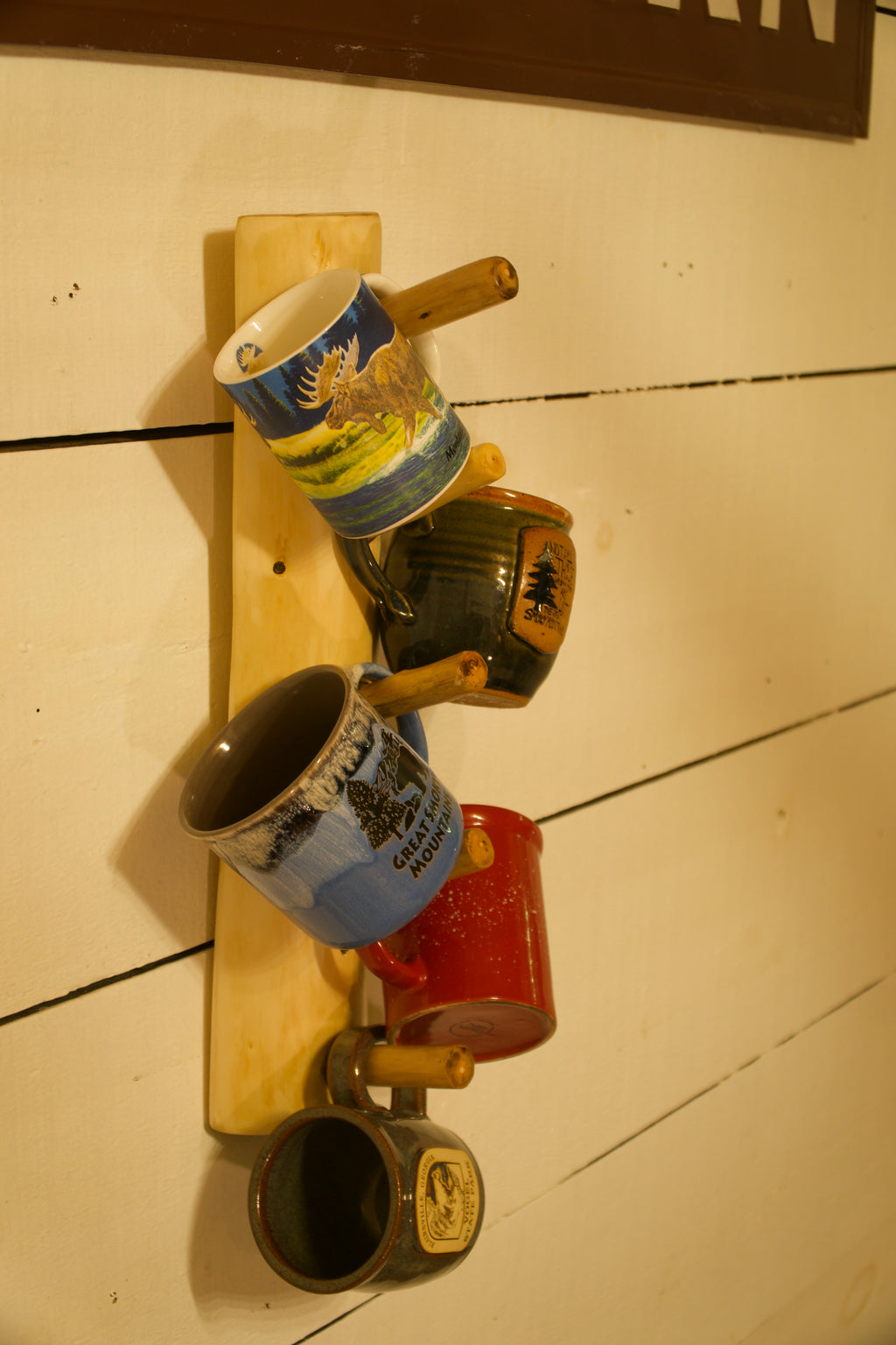 Bald Mountain Pine Wall Rack