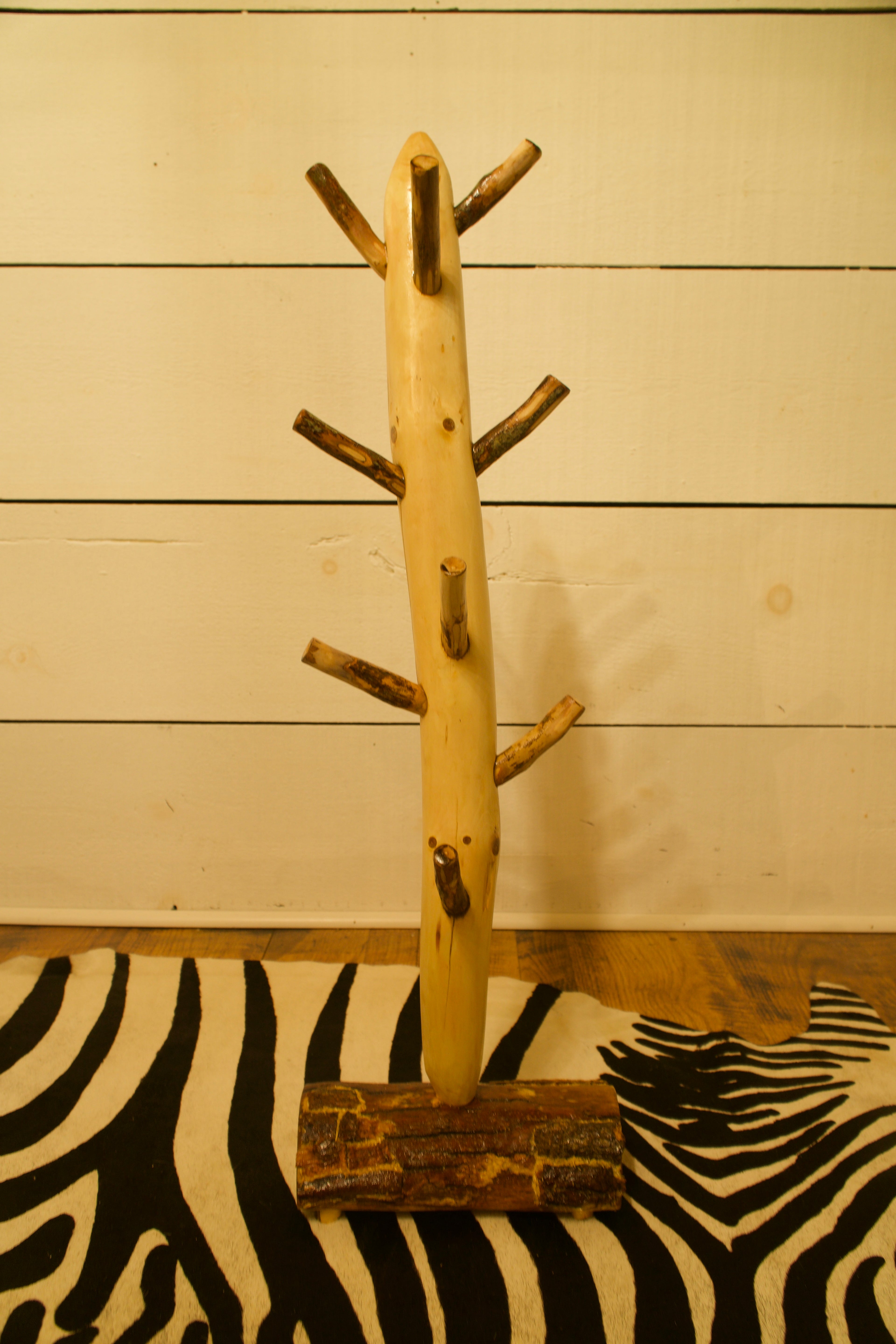 Mountain Oak and Pine Coffee Mug Rack
