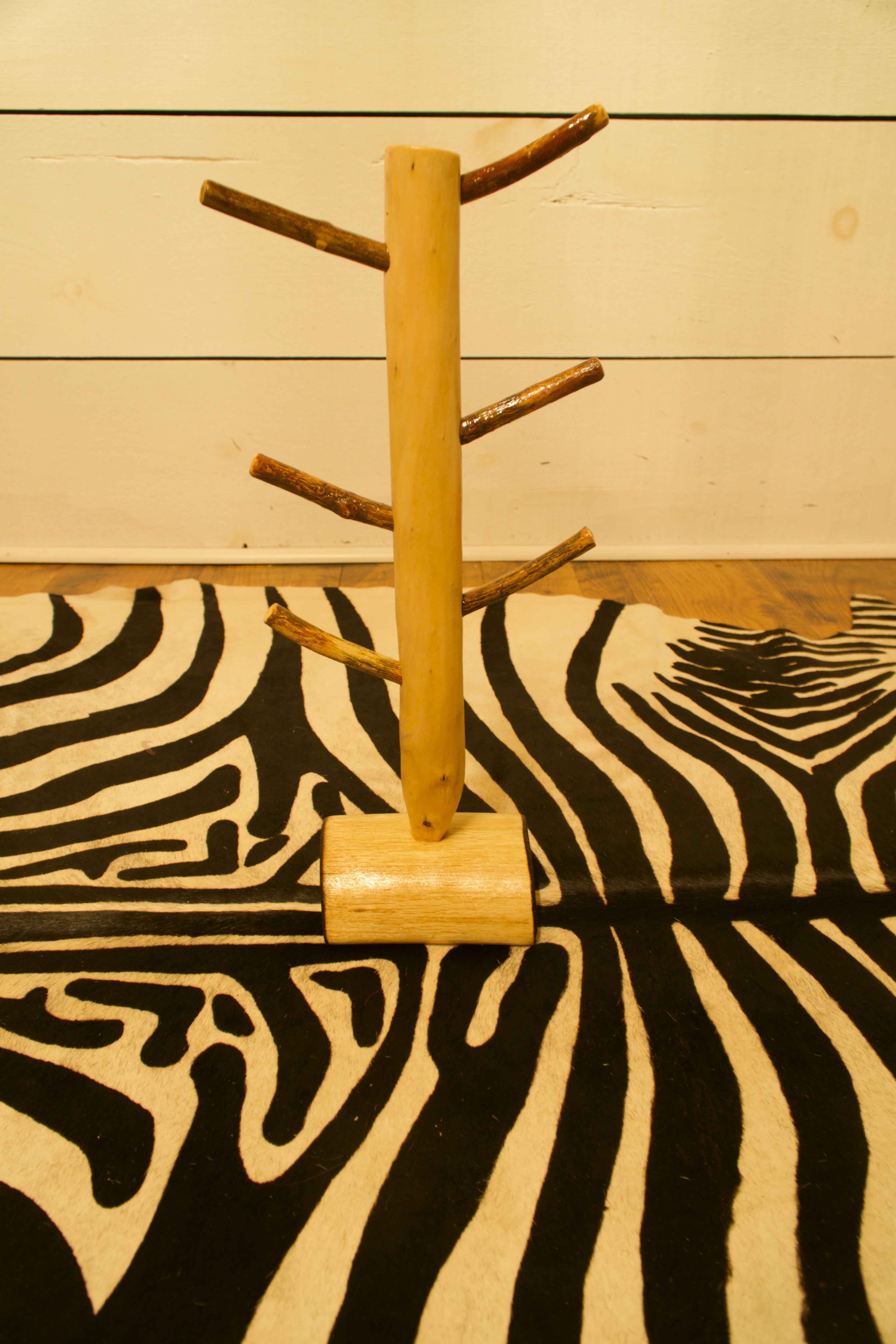 The Gatherer Wood Coffee Mug Rack